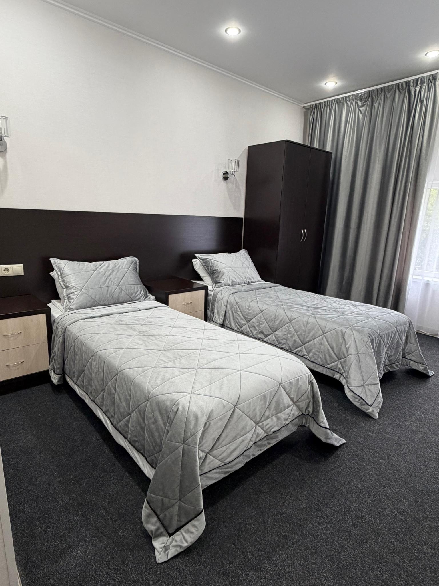 Номер стандарт с 2 односпальными кроватями, 21 м²